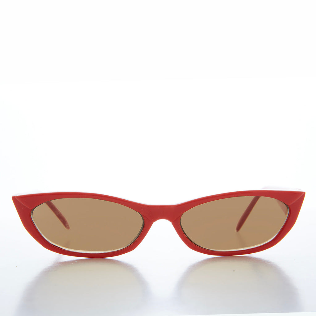 90s Edgy Slim Vintage Sunglasses - Anton
