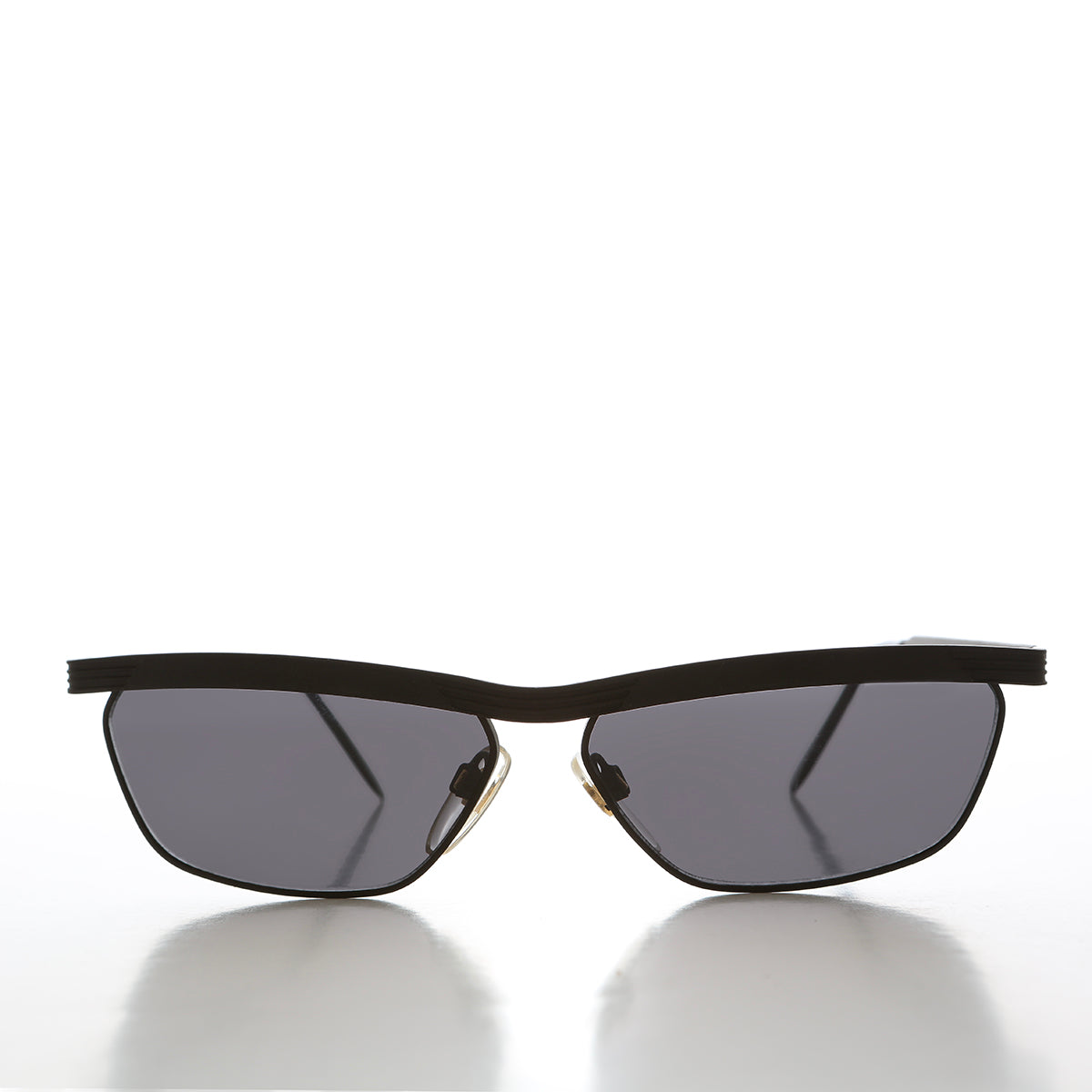 90s Curved Gold Black Frame - Yara